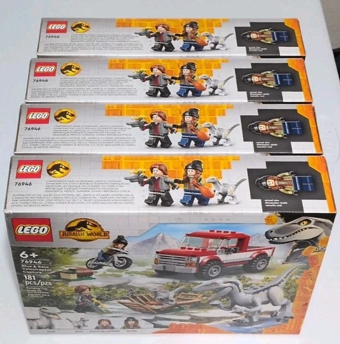 LEGO Jurassic World: Blue & Beta Velociraptor Capture (76946) Sealed Brand New - Image 2 of 3