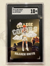 BRADEN SMITH 2024-25 ONIT Purdue Basketball SGC 10 College Colors insert