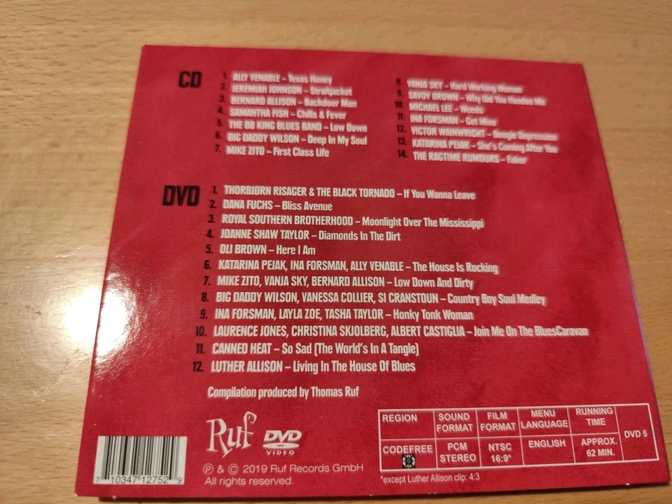 Various Artists Ruf Records: 25 Years Anniversary (CD) Album with DVD - Bild 4 von 4