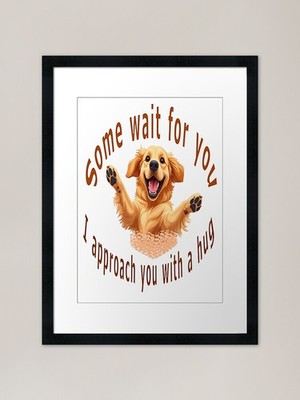 Some wait for you Gerahmter Kunstdruck Gerahmtes Wandbild Poster Leinwanddruck Bild