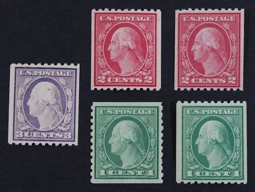 CKStamps: US Stamps Collection Scott#486/490 Mint NH/H OG Incomplete