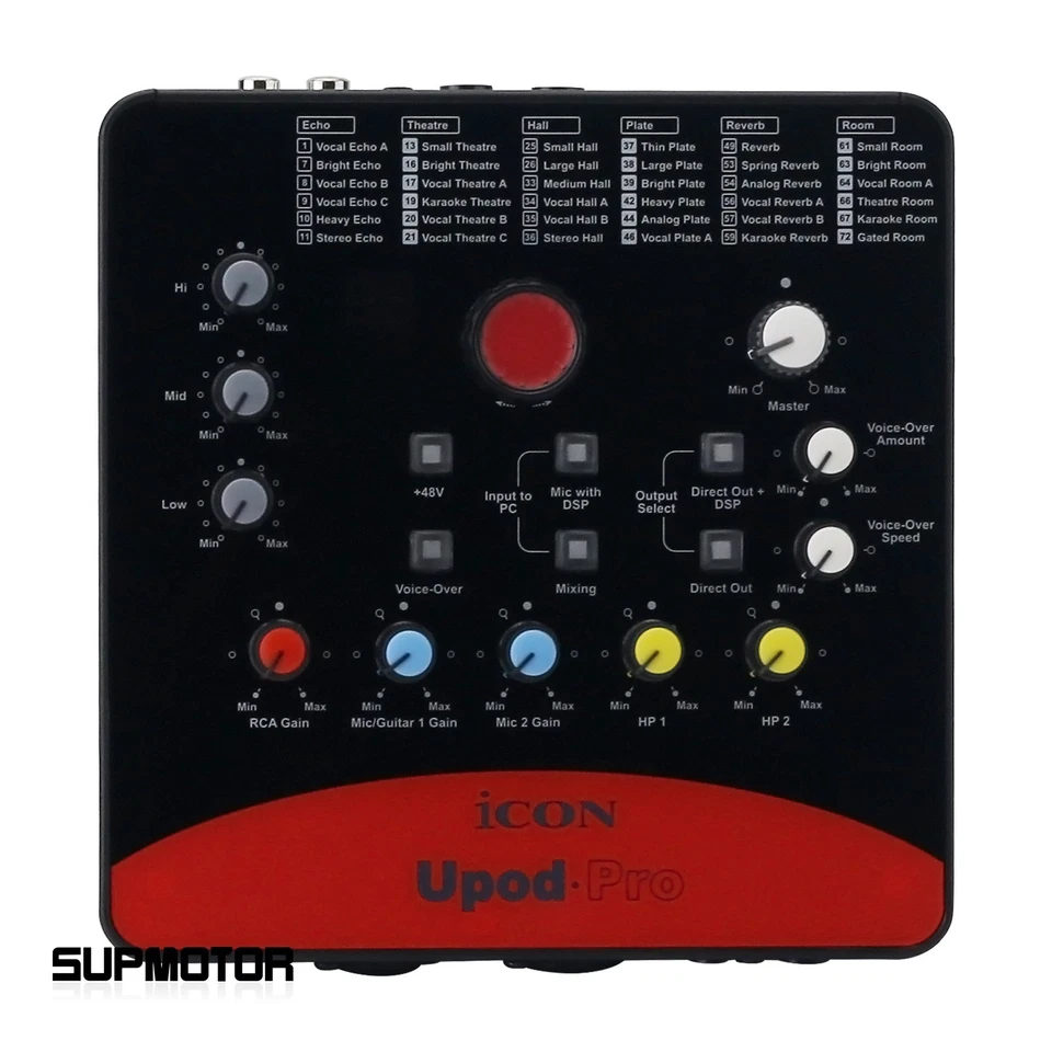 UPOD PRO USB Sound Card+PC-K320 Condenser Microphone+Mic Boom Arm+Tripod Stand - Image 4 of 4