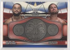 2019 Topps WWE Raw Blue 10/50 Michael Mcgillicutty Curtis Axel Bo Dallas 3j2
