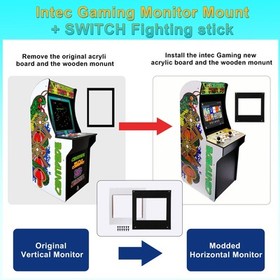 Switch Fighting Stick For Arcade1up Cabinet, Play Your Switch Arcade S