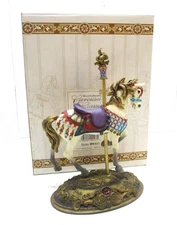 Willitts Designs Carousel Classics Outside Row Stander Gold Mane Horse 09003