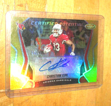 2019 Panini Certified Potential Football Christian Kirk Signed Card - 18/25