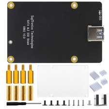 X862 V2.0 M.2 NGFF SATA SSD Storage Expansion Board, USB 3.1, Raspberry Pi 4