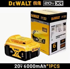 100% Genuine DeWalt 20V Rechargeable Lithium-Ion Battery for Power Tool DCB200/6