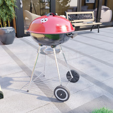 Portable Round Kettle BBQ Charcoal Grill Garden Outdoor Heat Control Grill