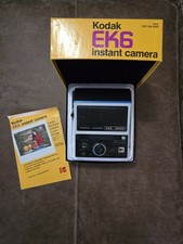 Vintage Kodak EK6 Instant Film Camera in the Original Box with Manual