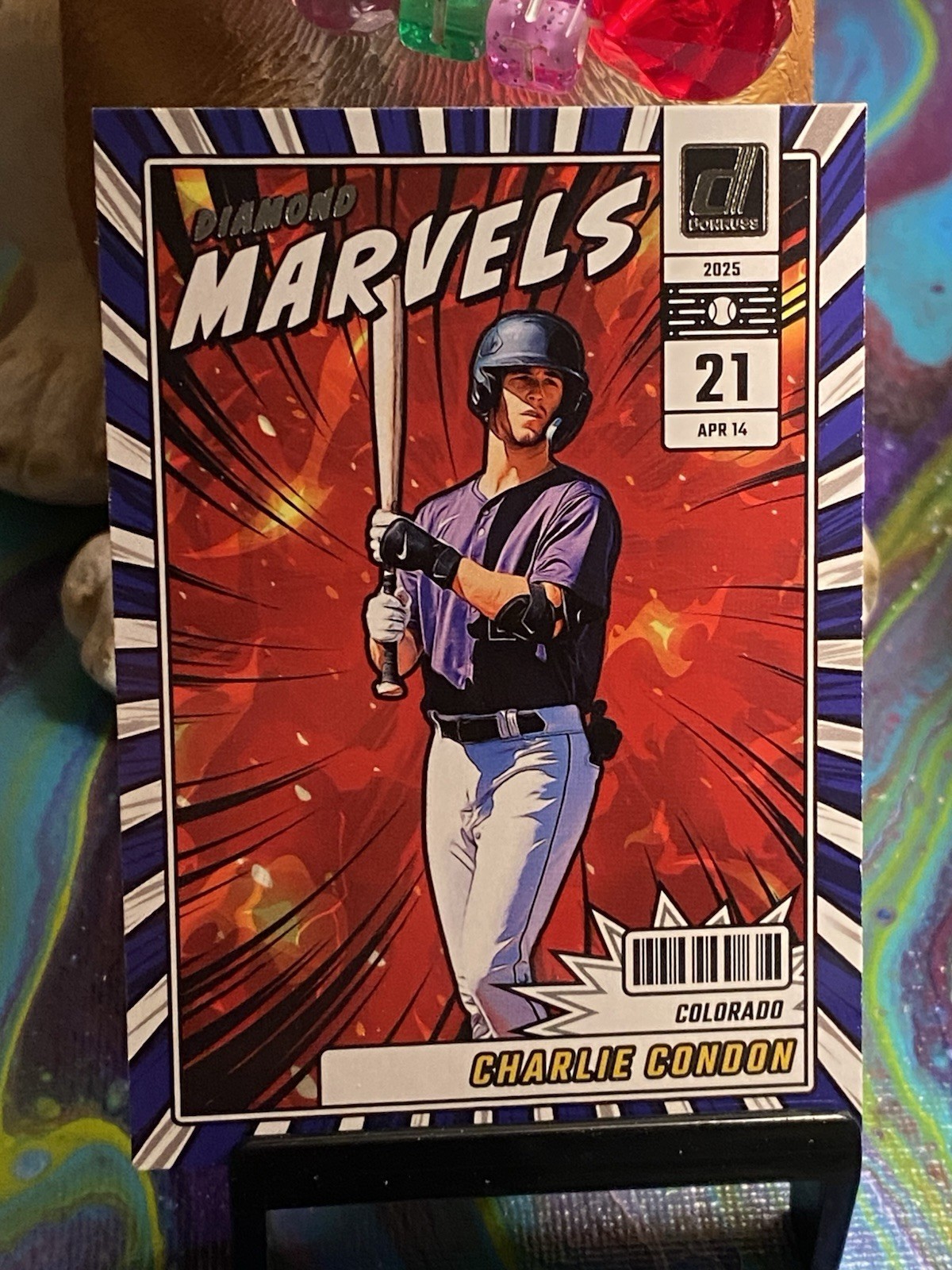 2025 Panini Donruss Diamond Marvels Charlie Condon #7 Rookie Card