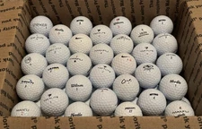 100 Used Golf Balls, Assorted Variety of Brands Mix 3A/AAA Grade, Lot #M111