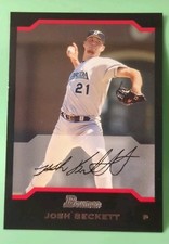 2004 Bowman - Josh Beckett #90 - Florida Marlins