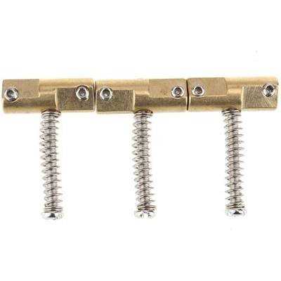 Brass Compensated Tele Bridge Saddles Set