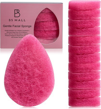 Facial Sponge 12 Pcs   Exfoliating Face Scrubber for Deep Cleansing, Removes Bla
