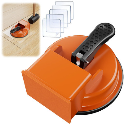 Floor Gap Fixer Tool with 5Pcs Sticky Pads, Heavy Duty Laminate Flooring Repair