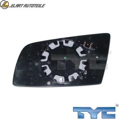 MIRROR GLASS EXTERIOR MIRROR 303-0089-1 FOR BMW 5/E60/E61 M54B22 2.2L M54B30A 3.0L