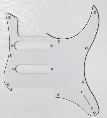 White Pickguard Scratch Plate For Fit Yamaha Pacifica 112V Style Guitar