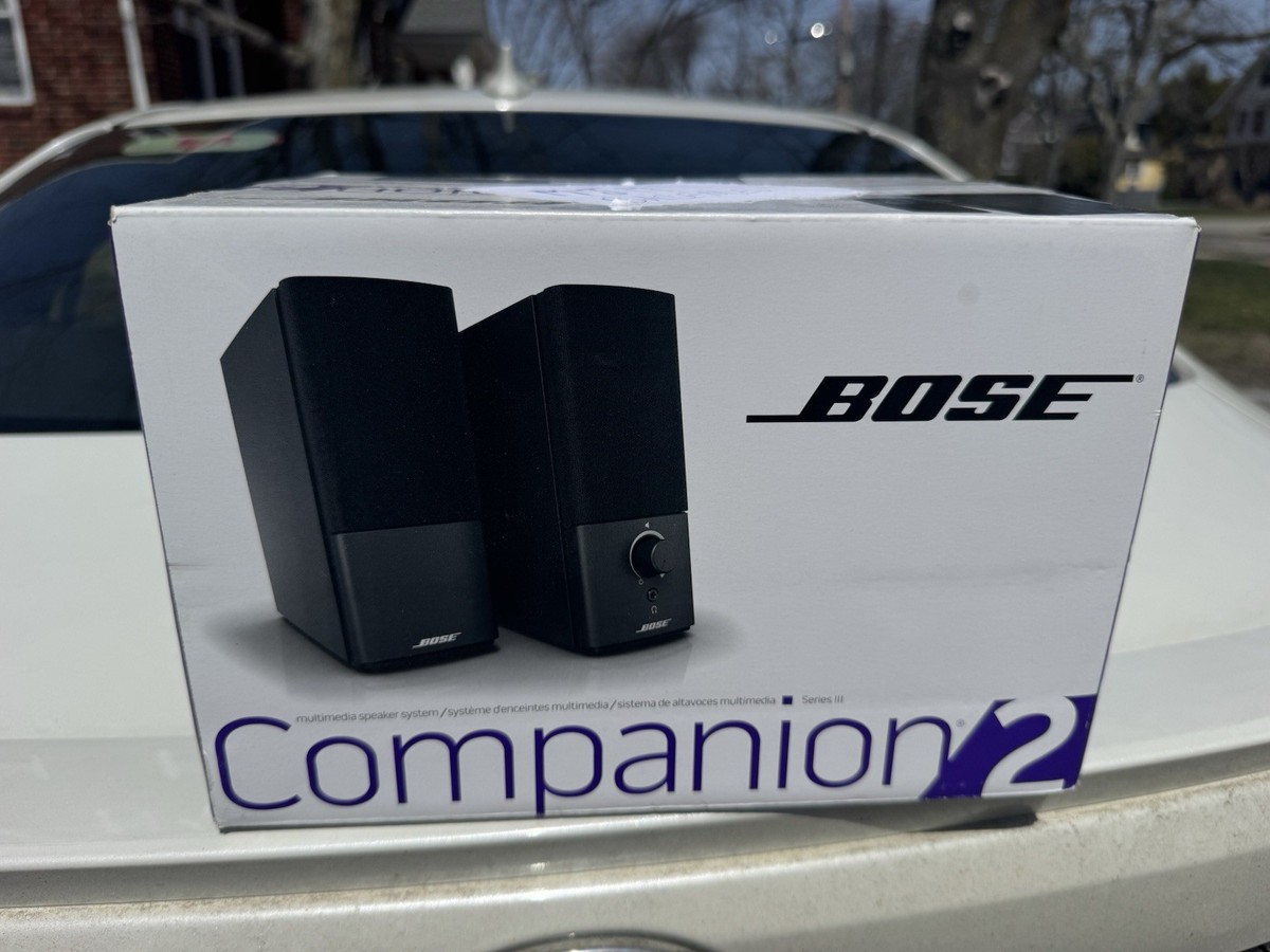 NEW Bose Companion 2 Series III 2.0 Wired Multimedia Speaker