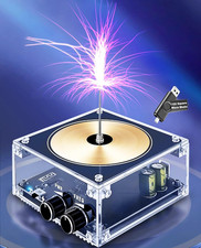 10 Cm Solid State Bluetooth Musical Tesla Coil Touchable Artificial Lightning Sp
