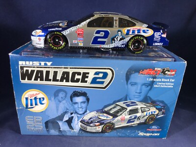 F3-50 RUSTY WALLACE #2 MILLER LITE / ELVIS 25th ANNIVERSARY 2002 FORD TAURUS