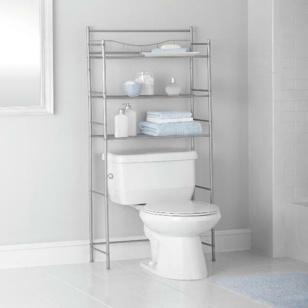 Bathroom Corner Rack Storage Organizer 3 Shelves Metal Space Saving Shower Towel For Sale Online Ebay