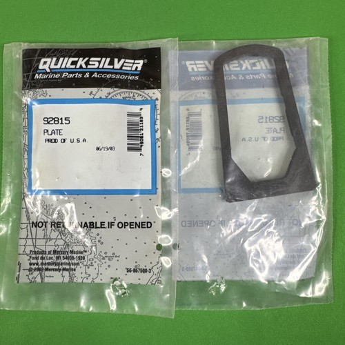 nos oem Quicksilver Mercury Marine Boat Support Plate Part No. 92815  (1p) - Picture 1 of 3