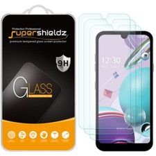 3X Protector de pantalla de vidrio templado Supershieldz para LG Aristo 5 / Aristo 5 Plus