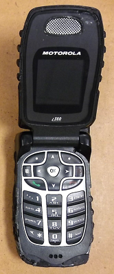 Motorola i series i560 - Black ( Nextel ) iDEN PTT Cellular Flip