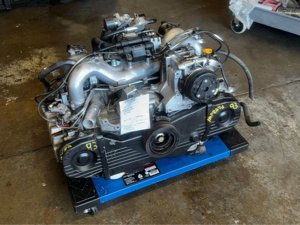 Motor COMPLETO 1,8 L VIN 2 6º dígito 1993 1994 1995 1996 Subaru IMPREZA 90 k millas Foto 3 de 4