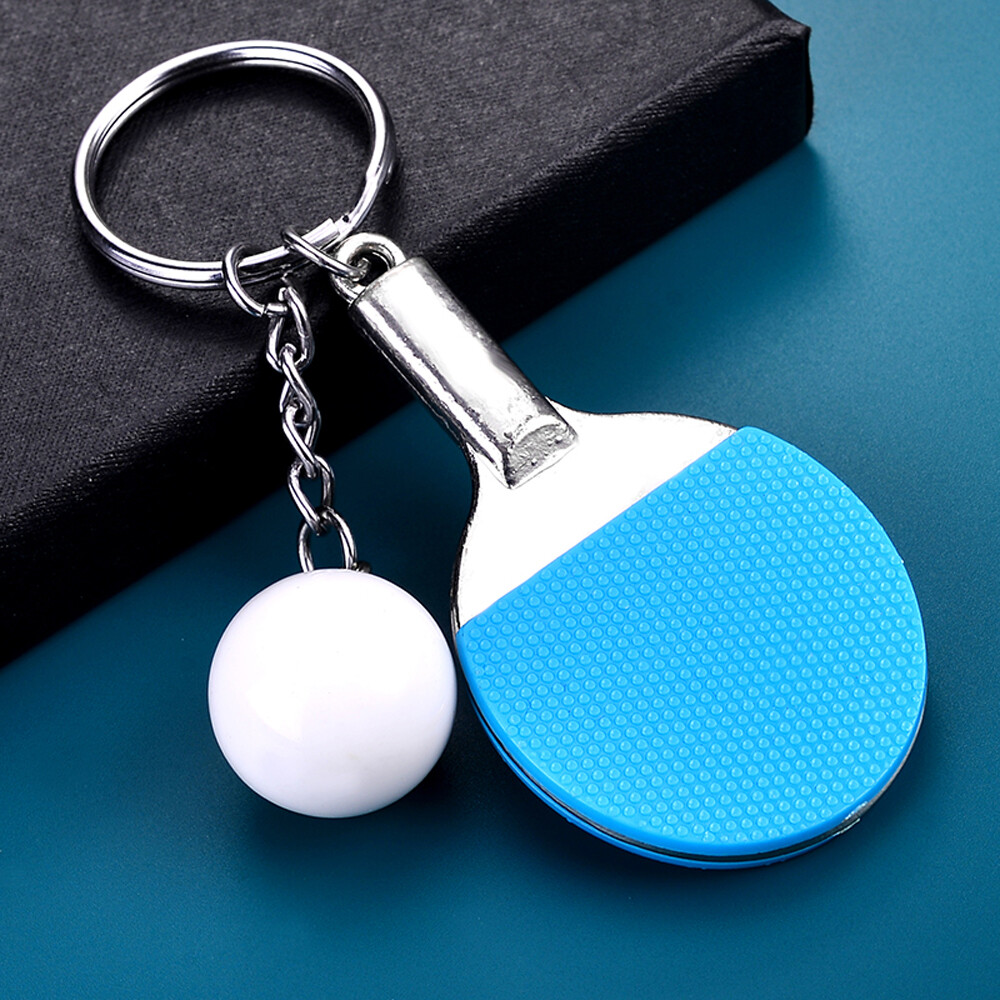 Sports Keyring Table Tennis Racket Table Tennis Keychain Ping Pong Key Ring eBay
