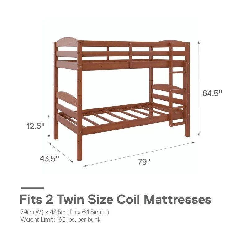 Litera de dos pisos Better Homes & Gardens WM7891 Tristat Foto 4 de 4
