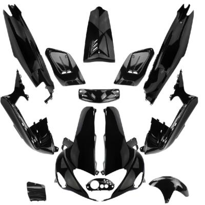 TNT KIT 13 VERKLEIDUNGEN KAROSSERIE SCHWARZ GILERA 125 RUNNER SP DT 1997-2002