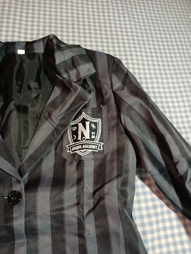 Black & Gray Stripes Size Youth XS Blazer - Picture 2 of 3