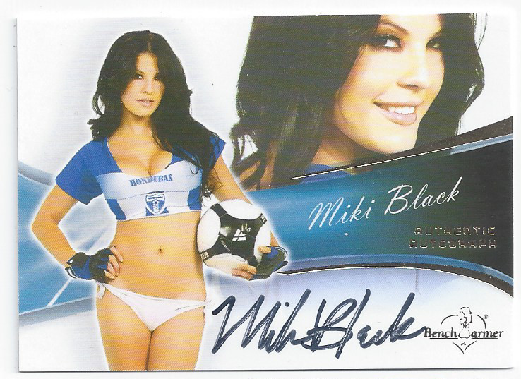 Benchwarmer 2013 Authentic Autograph Miki Black #65 B