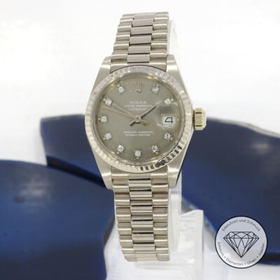 Rolex Datejust Weiss Gold 26mm Automatik Damen Uhr Wertanlage xxyy
