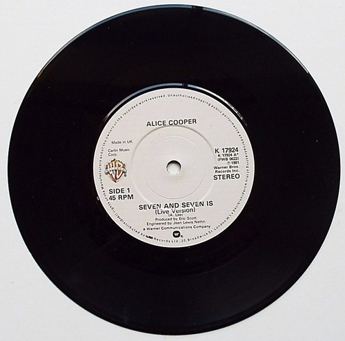 ALICE COOPER SEVEN & SEVEN IS LIVE VERSION 7” GATEFOLD SLEEVE 1st UK PRESS K1792 - Picture 3 of 9