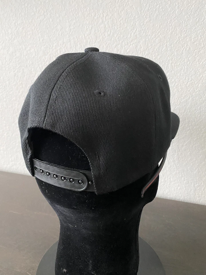 RAIDERS Las Vegas Oakland Casco Clásico Logo Negro Adulto Snapback Sombrero Gorra NUEVO Foto 4 de 4