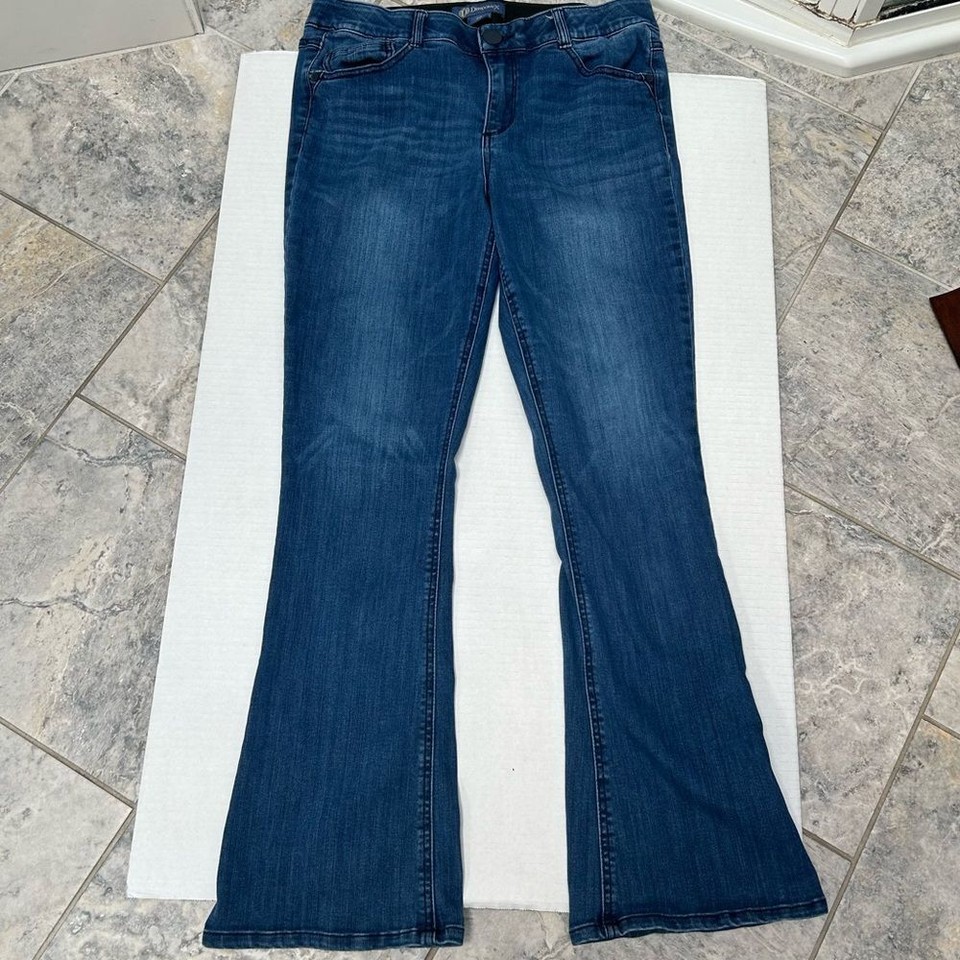 Democracy "Ab"solution Itty Bitty Boot Cut Jeans size 12 eBay