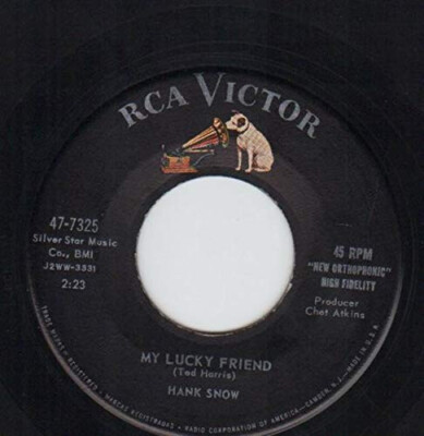 Hank Snow - My Lucky Friend / A Woman Captured Me (7'', Single)