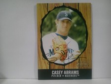 2003 Bowman Heritage Black Facsimile Signature Casey Abrams #273 Rookie RC