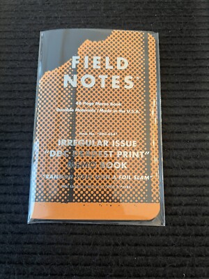 Field Notes  DDC Deadest Print Notebook