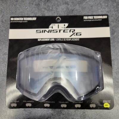 509 Sinister X6 Replacement Goggle Lenses
