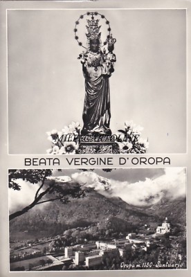 OROPA: Blessed Virgin of Oropa with panorama 1962