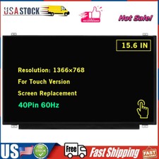 15.6" Screen Replacement for Dell Inspiron 3593 LCD Touch WXGA 1366x768 40 Pins