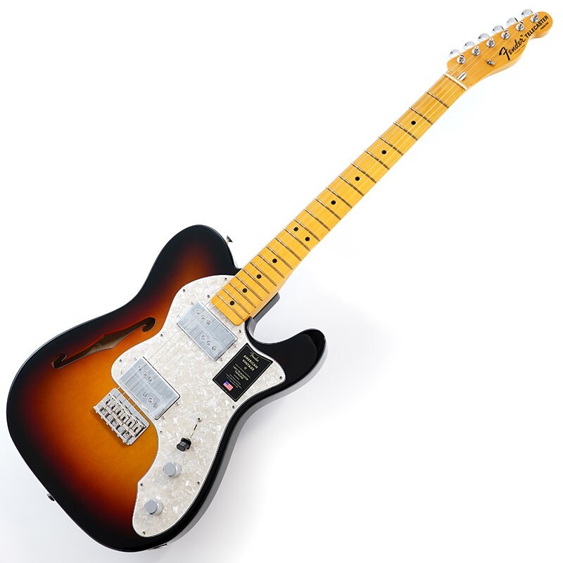 Fender USA American Vintage II 1972 Telecaster Thinline 3-Color