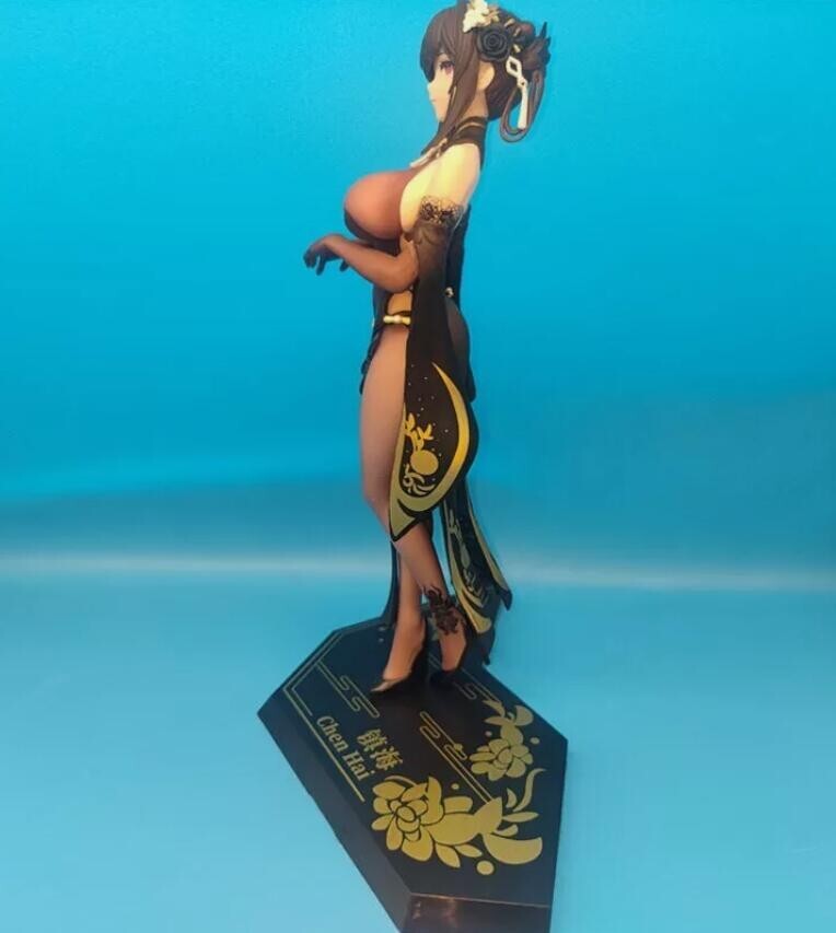 Xinchangda Azur Lane Figurine SN Chapaev Aciton - 19 cm - Figurine de dessin animé allongé - Décoration de bureau - Cadeau pour les fans