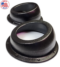 ANGLED 6 1/2" WFL PAIR SPEAKER PODS SPEAKER spacer 6.5" SPEAKER MOUNT W/FLANGE