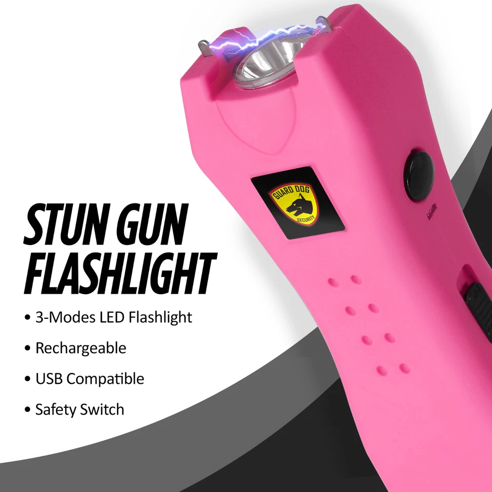 Pepper Spray and Stun Gun Combo with Rechargeable Flashlight - Image 4 of 4