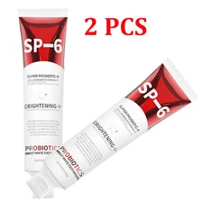 MSDRWIKEY Sp-6 Probiotics Bright White Toothpaste 4.9oz 140g 